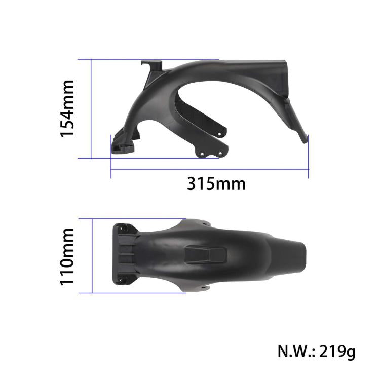For Ninebot Max G2 Electric Scooter Accessories, Rear Fender With Hook+Tail Light+Metal Clamp, Rear Fender With Hook+Metal Clamp, Rear Fender With Hook, Rear Fender
