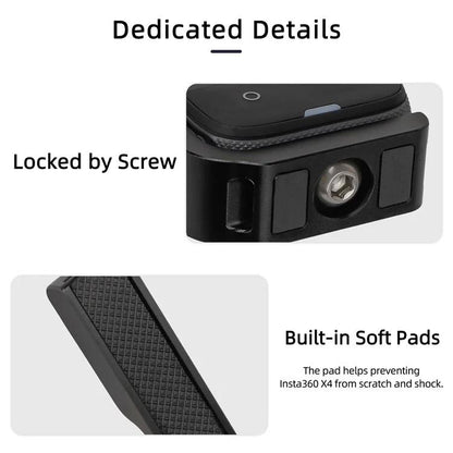 For Insta360 X5 / X4 Sunnylife X4-ZJ826 L-shape Conversion Bracket Magnetic Adaptor Expansion Accessory, X4-ZJ826