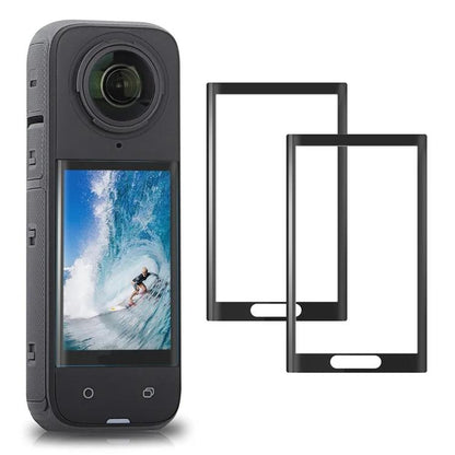 Sunnylife Curved Tempered Film HD Anti-Explosion Anti-Drop Scratch Protective Film, For Insta360 X5 / X4, For Insta360 X5 / X4 2sets