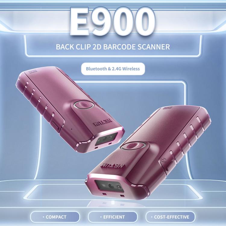 Cell Phone Back Clip Portable 1/2 Code Wireless Bluetooth Scanner, E900, E950