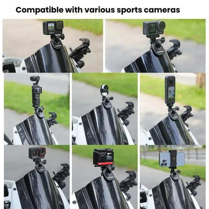 Sunnylife ZJ846 Sports Camera Universal Mount Motorcycle Windshield Clip, ZJ846