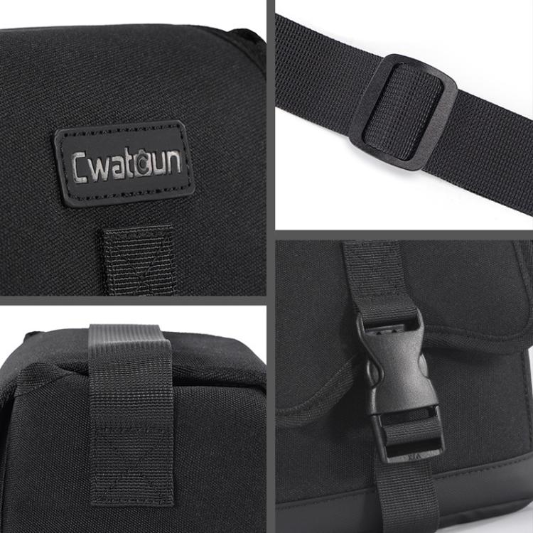 Cwatcun D186 Small Anti-scratch Lightweight Camera Shoulder Bag Camera Portable Crossbody Storage Bag, D186