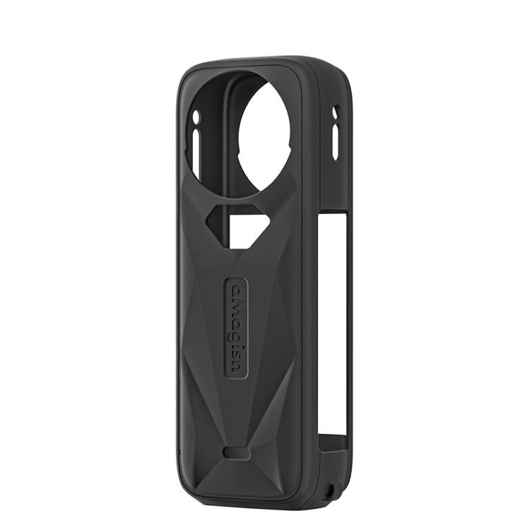 For Insta360 X5 Action Camera Protective Accessories, aMagisn Body Case+Lens Cap Black, aMagisn Body Case+Lens Cap Gray, aMagisn Body Case Black, aMagisn Body Case Gray