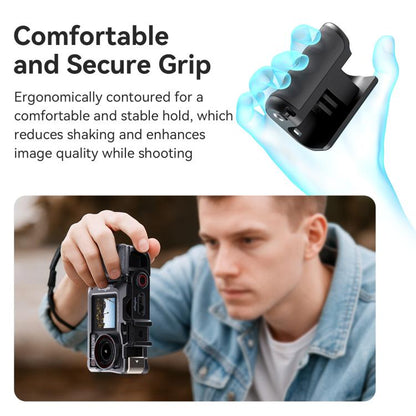 aMagisn Xplorer Grip Kit Street Vlogging Handle For Insta360, DJI Action, and GoPro Hero Series Action Cameras, For Insta360, DJI Action, and GoPro