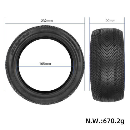 10x3.0-6.5 Tubeless Tire for Ninebot Max G30 Electric Scooter 10 Inch Thickened Anti-Slip Replacement Tire