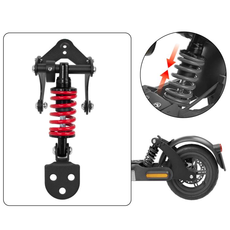 Electric Scooter Rear Shock Absorber Suspension System Ride Vibration Reduction Kit, For Xiaomi Scooter Pro/Pro2 Red, For Xiaomi Scooter Pro/Pro2 Black, For Xiaomi M365/1S Red, For Xiaomi M365/1S Black