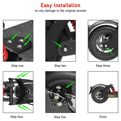 Electric Scooter Rear Shock Absorber Suspension System Ride Vibration Reduction Kit, For Xiaomi Scooter Pro/Pro2 Red, For Xiaomi Scooter Pro/Pro2 Black, For Xiaomi M365/1S Red, For Xiaomi M365/1S Black