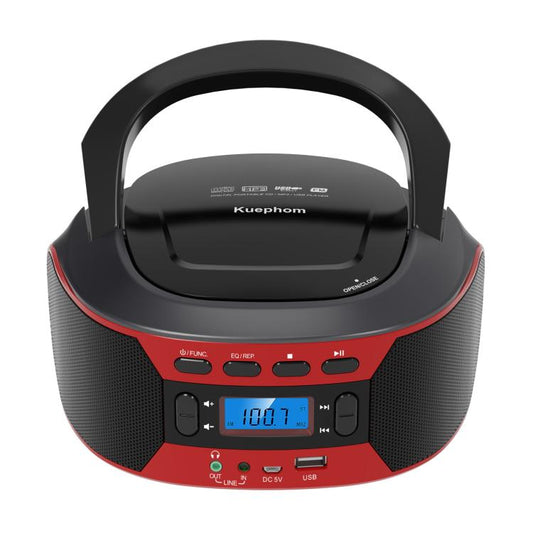 Kuephom W17 Portable Home CD Music Walkman FM Bluetooth Player, EU Plug, US Plug, UK Plug, AU Plug