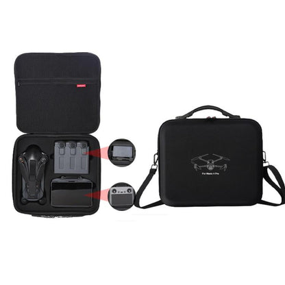 For DJI Mavic 4 Pro Fly More Combo / Creator Combo Carrying Case Durable PU Crossbody Shoulder Bag, Shoulder Bag Black, Shoulder Bag Gray