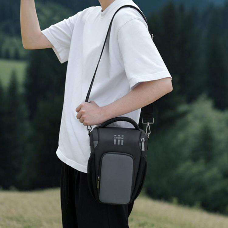Lightweight Portable Leather Film Material Camera Crossbody Bag, Cwatcun D1 Small, Cwatcun D1 Large