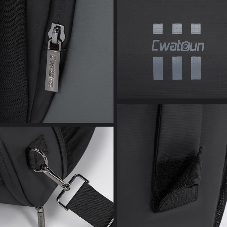 Lightweight Portable Leather Film Material Camera Crossbody Bag, Cwatcun D1 Small, Cwatcun D1 Large