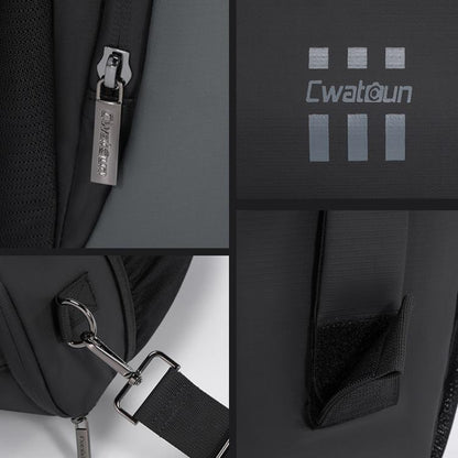 Lightweight Portable Leather Film Material Camera Crossbody Bag, Cwatcun D1 Small, Cwatcun D1 Large