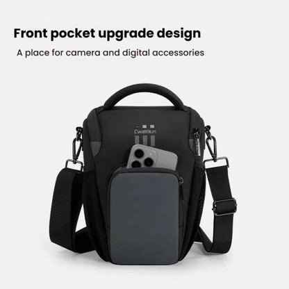Lightweight Portable Leather Film Material Camera Crossbody Bag, Cwatcun D1 Small, Cwatcun D1 Large