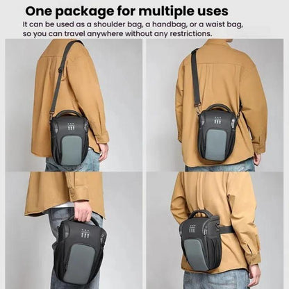 Lightweight Portable Leather Film Material Camera Crossbody Bag, Cwatcun D1 Small, Cwatcun D1 Large