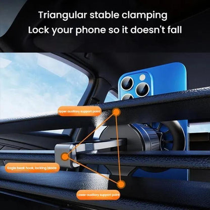 MagSafe Magnetic Holder Car Air Conditioning Vent Mount, CD Pattern Magnetic Suction Head+Triangle Hook, Mirror Magnetic Head+Triangle Hook, CD Pattern Magnetic Suction Head+Straight Hook, CD Pattern Magnetic Suction Head+Suction Cup