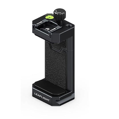Leaplight Dual Cold Shoe All-Metal Phone Mount with 4x1/4 Inch Screw Ports & Arri Locating Holes