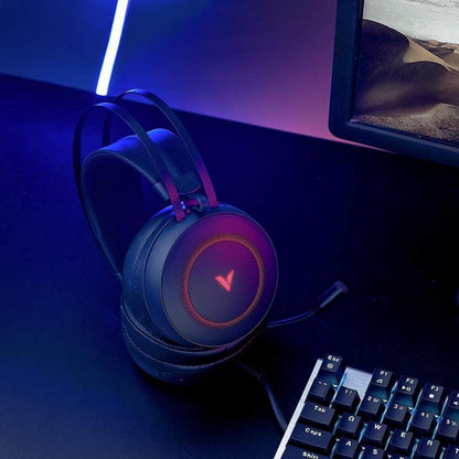 Rapoo VH160 Gaming Headset RGB PC Virtual 7.1 Channel Noise Reduction Headset With MIC