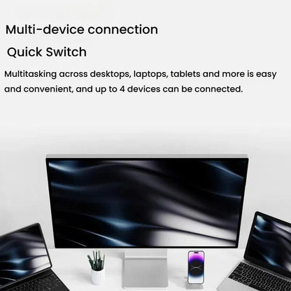 Rapoo E9050L Tri-mode Bluetooth Wireless Keyboard Silent Laptop Keyboard
