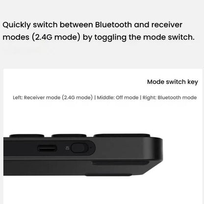 Rapoo E9050L Tri-mode Bluetooth Wireless Keyboard Silent Laptop Keyboard