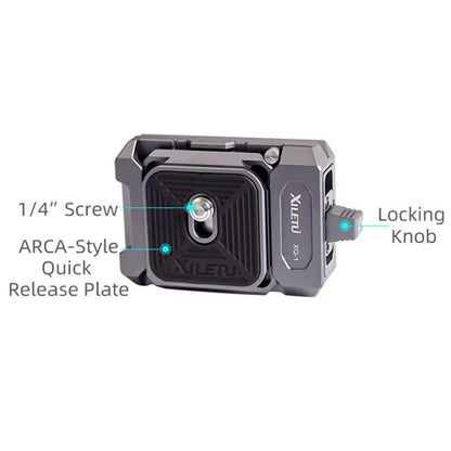 Arca Quick Release Adapter Gimbal Stabilizer Tripod Sports Quick Release Plate Stand, XILETU XQ-1, XILETU XQ-1A