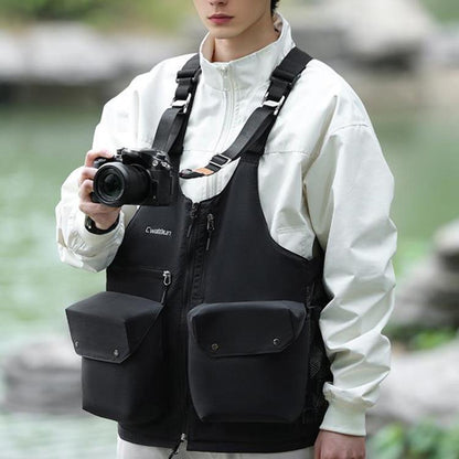 Multifunctional Vest Outdoor Lightweight Comfortable Camera Bag, D192