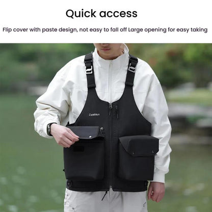 Multifunctional Vest Outdoor Lightweight Comfortable Camera Bag, D192