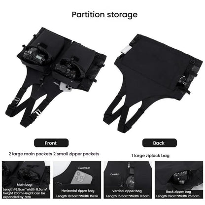 Multifunctional Vest Outdoor Lightweight Comfortable Camera Bag, D192