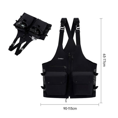 Multifunctional Vest Outdoor Lightweight Comfortable Camera Bag, D192