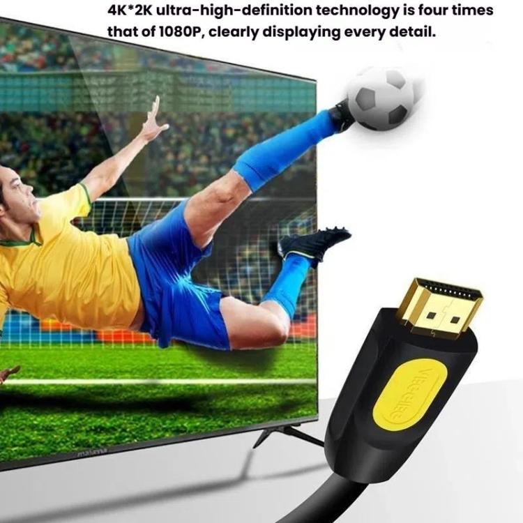 VegGieg HHI HDMI 2.0 HD Cable 4K 60Hz Television Computer Monitor Projector Video Connection Cable, 1M, 1.5M, 2M, 3M, 5M, 8M, 10M, 12M, 15M, 20M