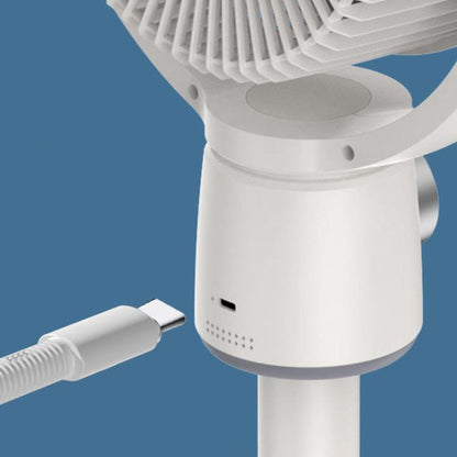 Air Circulation Fan Turbo Light Convection Standing Fan Remote Control Timer Floor Fan, USB Plug, Rechargeable