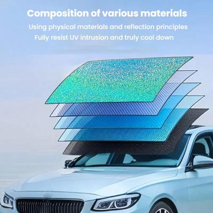 SUITU ST-4024L Car Front Windshield Sunshade Sunscreen Heat Insulation Visor, ST-4024L