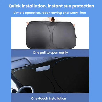SUITU ST-4024L Car Front Windshield Sunshade Sunscreen Heat Insulation Visor, ST-4024L