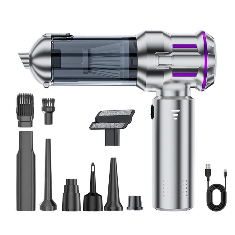 SUITU ST-6691Plus Car Cordless Powerful Brushless Vacuum Cleaner, ST-6691Plus (Silver Purple), ST-6691Plus (Black Gold)