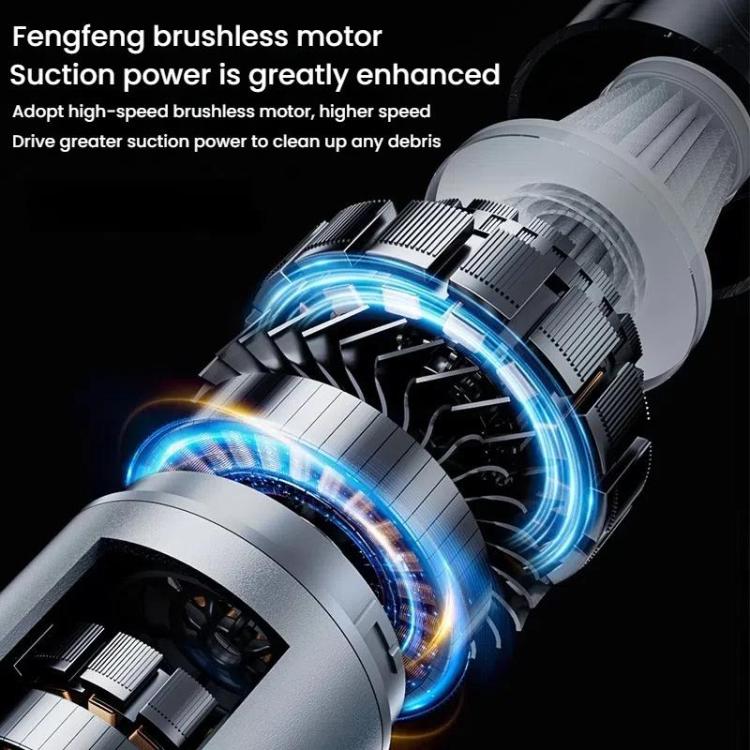 SUITU ST-6691Plus Car Cordless Powerful Brushless Vacuum Cleaner, ST-6691Plus (Silver Purple), ST-6691Plus (Black Gold)