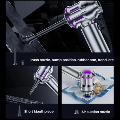 SUITU ST-6691Plus Car Cordless Powerful Brushless Vacuum Cleaner, ST-6691Plus (Silver Purple), ST-6691Plus (Black Gold)