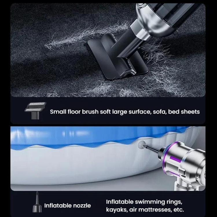 SUITU ST-6691Plus Car Cordless Powerful Brushless Vacuum Cleaner, ST-6691Plus (Silver Purple), ST-6691Plus (Black Gold)