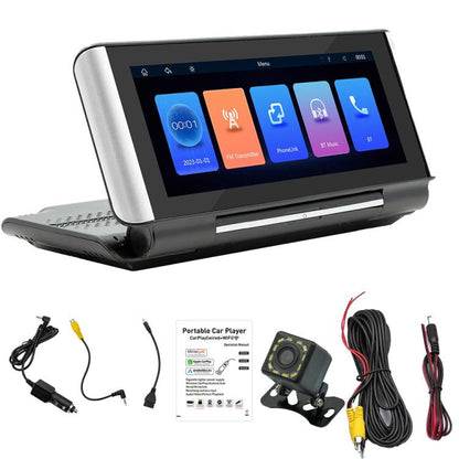 6.86 Inch Foldable Portable Bluetooth Car MP5 Player With MirrorLink/CarPlay/Android Auto Support, B5370, B5370+4LEDs Reversing Camera, B5370+8LEDs Reversing Camera, B5370+12LEDs Reversing Camera