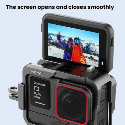 Metal Rabbit Cage Camera Frame Accessories, For Insta360 Ace HEPAIL AC-25, For Insta360 Ace Pro HEPAIL AC-26