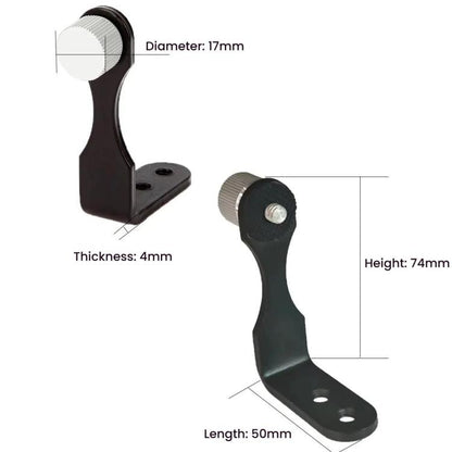 Binoculars Tripod Adapter L-Shaped Metal Mount Connector for Photography, Stabilizing Binocular