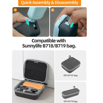For DJI Osmo Pocket 3 Sunnylife OP3-K990 Protective Cover Body Filter Storage Top Cover Protective Case