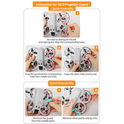 For DJI NEO Sunnylife NE-KC863 Paddle Blade Protective Cover Anti-Collision Ring