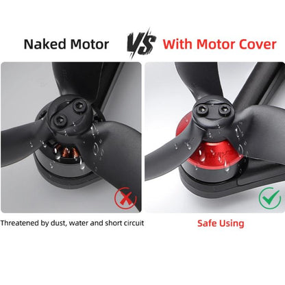 For DJI Avata 2 Sunnylife AT2-MD787 Motor Anti-dust Cover Aluminum Alloy Motor Protection Cover