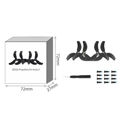 For DJI Avata 2 Sunnylife 3032S 2pairs Propellers