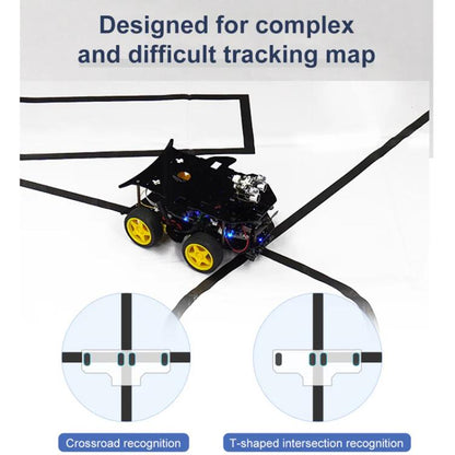 Yahboom 4 Channel Infrared Tracking Sensor Module For Smart Car Robot, Module, Module+ 6Pin Cable, With 6Pin Cable+16mm Copper Column, With 6Pin Cable+23mm Copper Column, Module+DuPont Cable, With DuPont Cable+16mm Copper Column