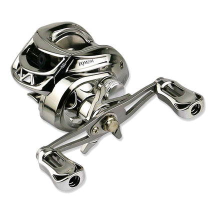 Baitcasting Fishing Reel 6.3:1 Gear Ratio with Magnetic Brake System, 12-Setting Adjustable, YUMOSH EQM201 Left Hand, YUMOSH EQM200 Right Hand