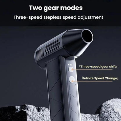 SUITU ST-8113 Outdoor Turbine Fan Home Lithium-ion Dust Blower Handheld Hair Dryer, Blower Gray, Blower Black, Blower+Vacuum Cleaner Gray, Blower+Vacuum Cleaner Black