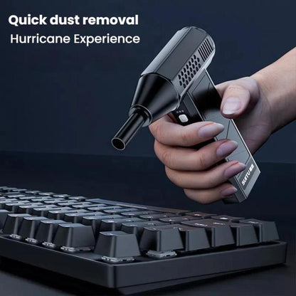 SUITU ST-8113 Outdoor Turbine Fan Home Lithium-ion Dust Blower Handheld Hair Dryer, Blower Gray, Blower Black, Blower+Vacuum Cleaner Gray, Blower+Vacuum Cleaner Black