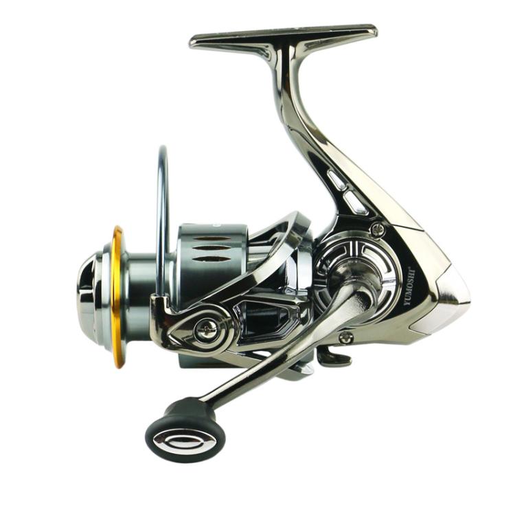 Seamless Saltwater Spinning Fishing Reel Full Metal Spool 5.2:1 Gear Ratio, YUMOSHI SJ2000, YUMOSHI SJ3000, YUMOSHI SJ4000, YUMOSHI SJ5000, YUMOSHI SJ6000, YUMOSHI SJ7000