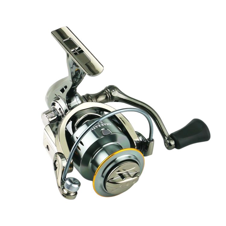 Seamless Saltwater Spinning Fishing Reel Full Metal Spool 5.2:1 Gear Ratio, YUMOSHI SJ2000, YUMOSHI SJ3000, YUMOSHI SJ4000, YUMOSHI SJ5000, YUMOSHI SJ6000, YUMOSHI SJ7000