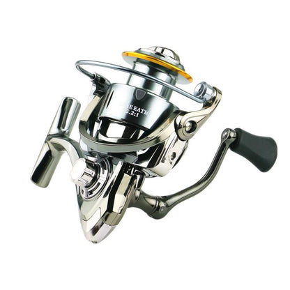 Seamless Saltwater Spinning Fishing Reel Full Metal Spool 5.2:1 Gear Ratio, YUMOSHI SJ2000, YUMOSHI SJ3000, YUMOSHI SJ4000, YUMOSHI SJ5000, YUMOSHI SJ6000, YUMOSHI SJ7000